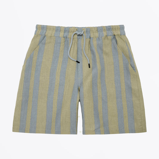 - Mist Strata Nicola Linen Shorts