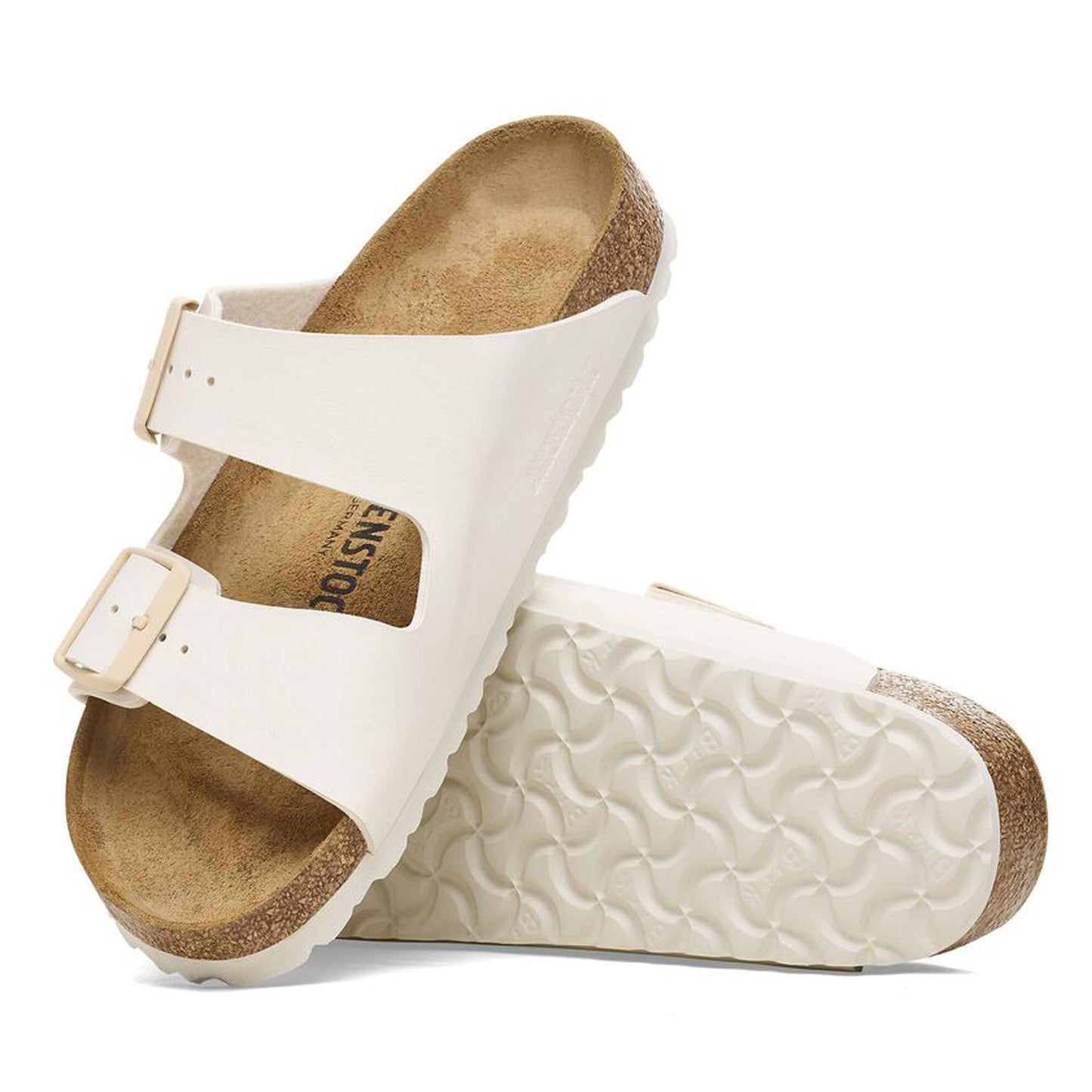 - Arizona Birko-Flor Sandals - Eggshell