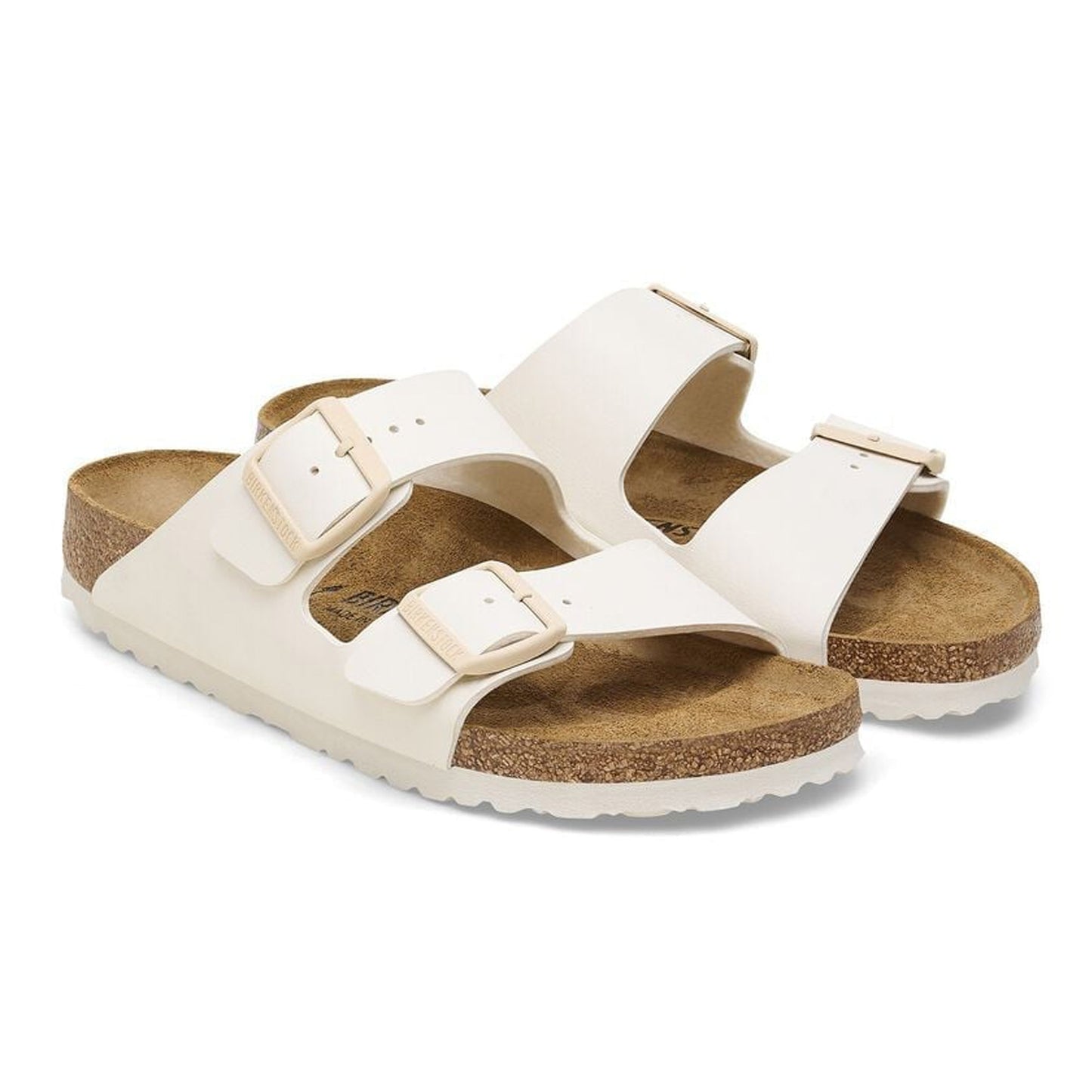 - Arizona Birko-Flor Sandals - Eggshell