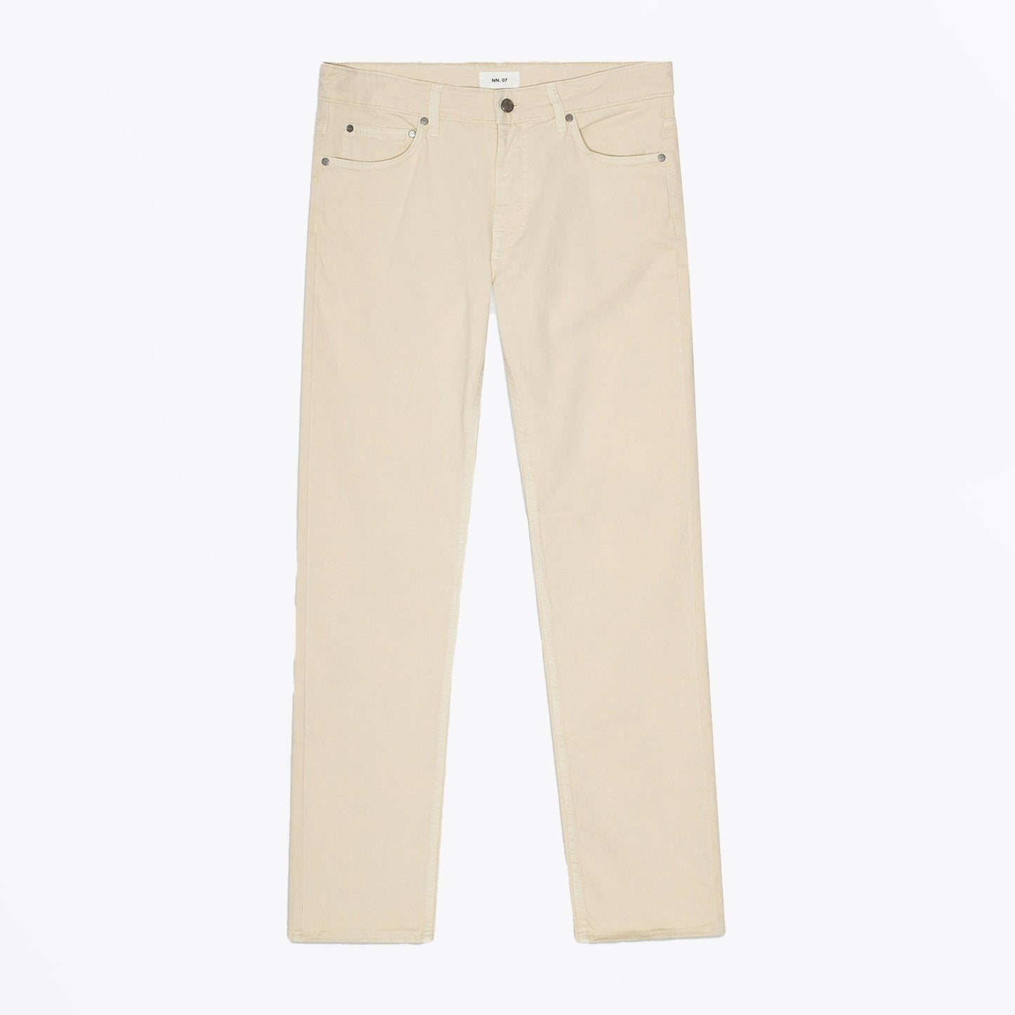 - Tony Classic Slim Fit Trousers - Ivory