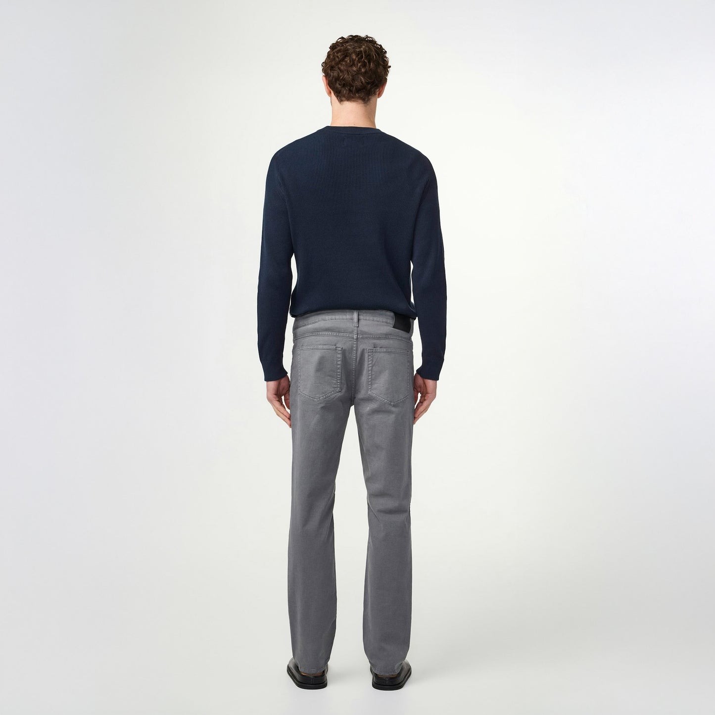 Tony Classic Slim Fit Trousers - Sable Grey