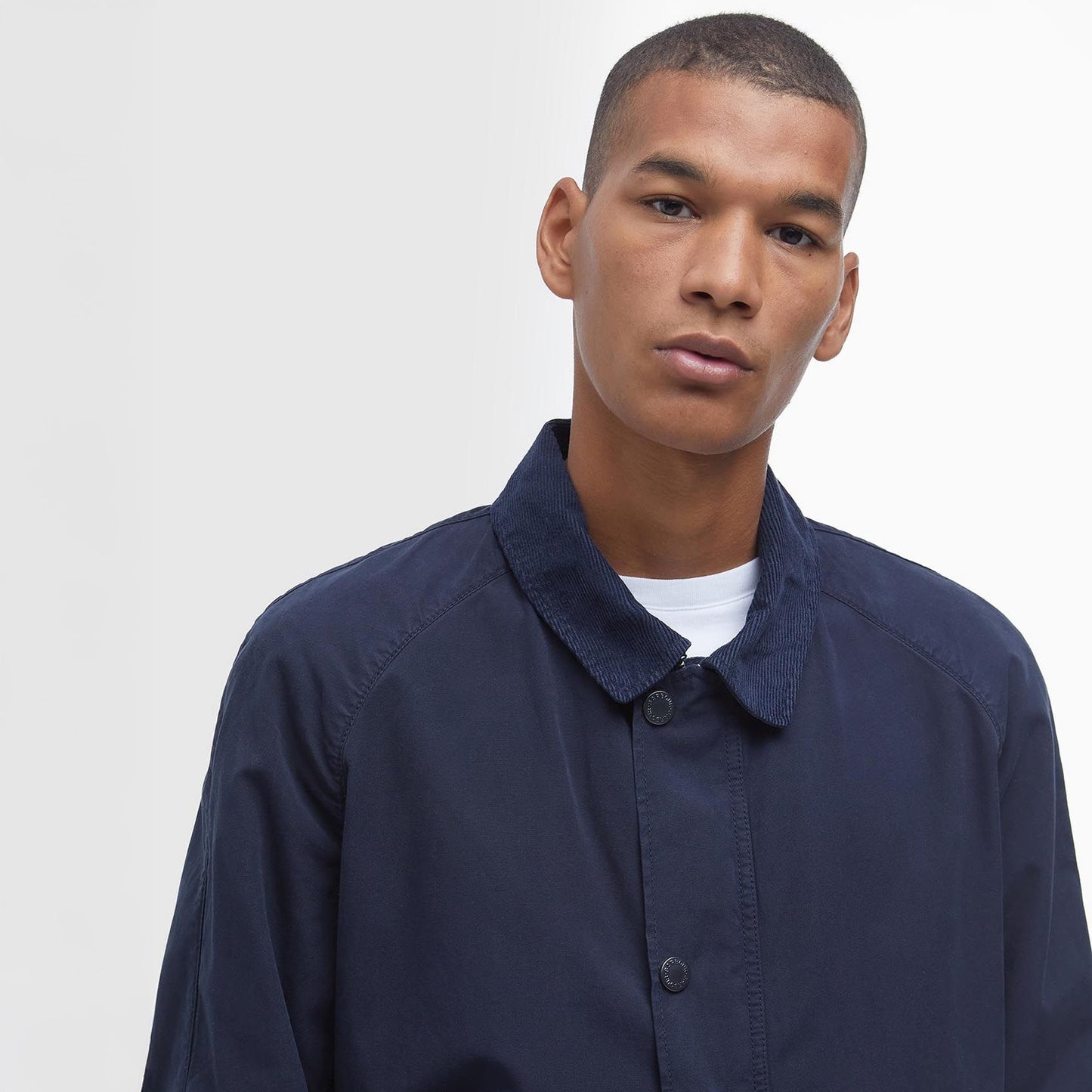 - Utility Casual Chore Jacket - Navy