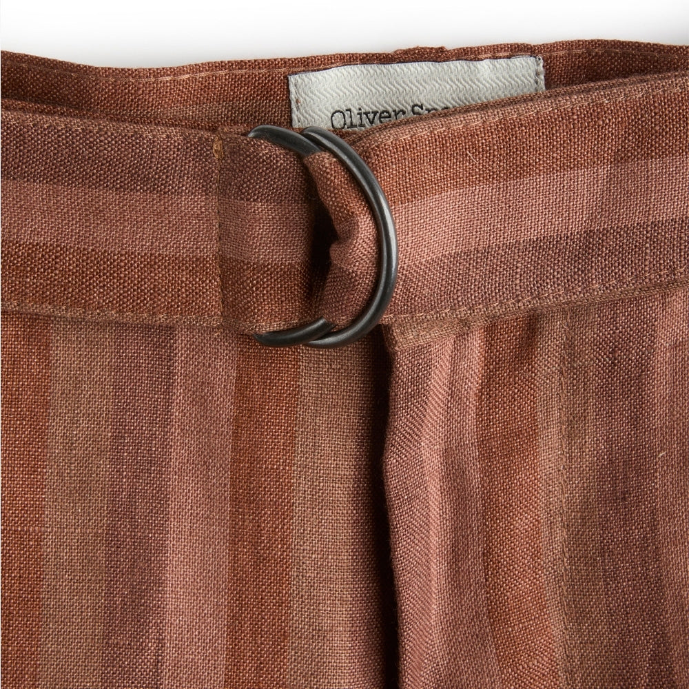 - Belted Shorts Lowson - Terracotta
