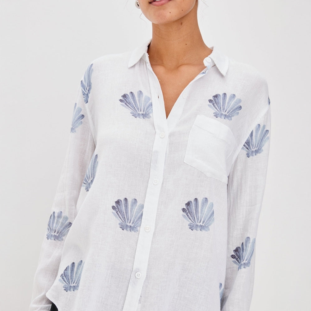 - Charli Shirt - Blue Seashells