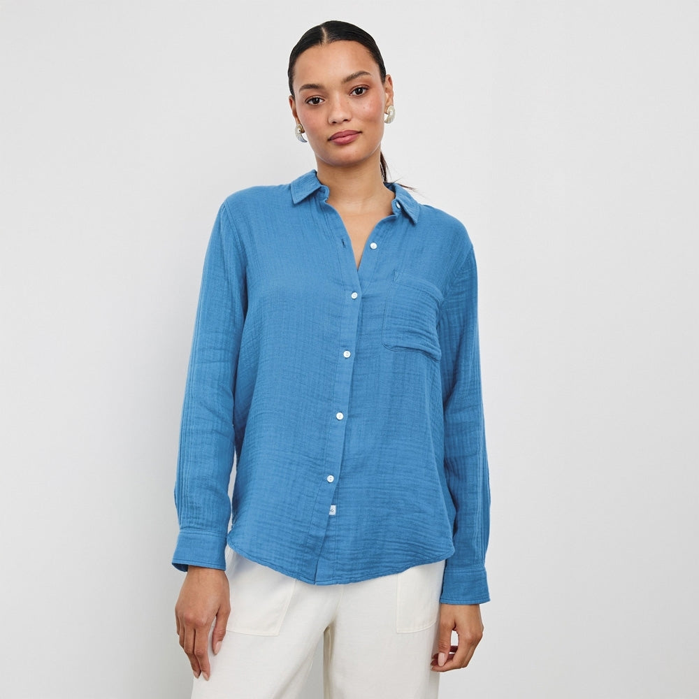 - Ellis Shirt - French Blue