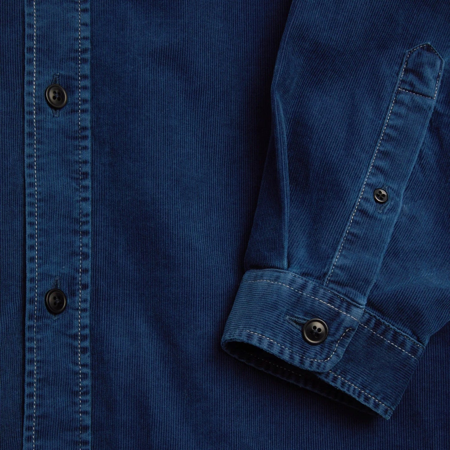 - ATLANTA LONG SLEEVE SHIRT (LOOSE FIT)  NEWSON CORD INDIGO