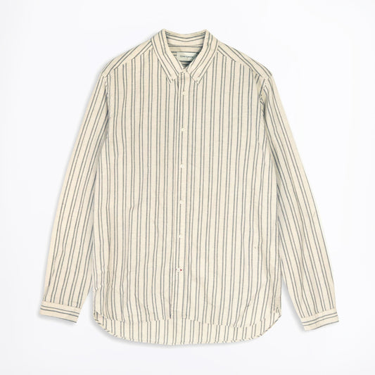 - BROOK SHIRT ALBERG - SAND BLACK