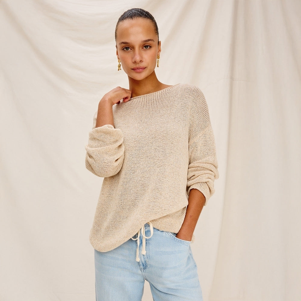 - Evangeline Sweater - Natural