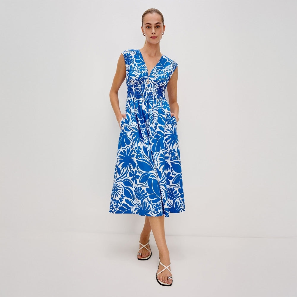 - Roxanne Dress - Blue Riviera