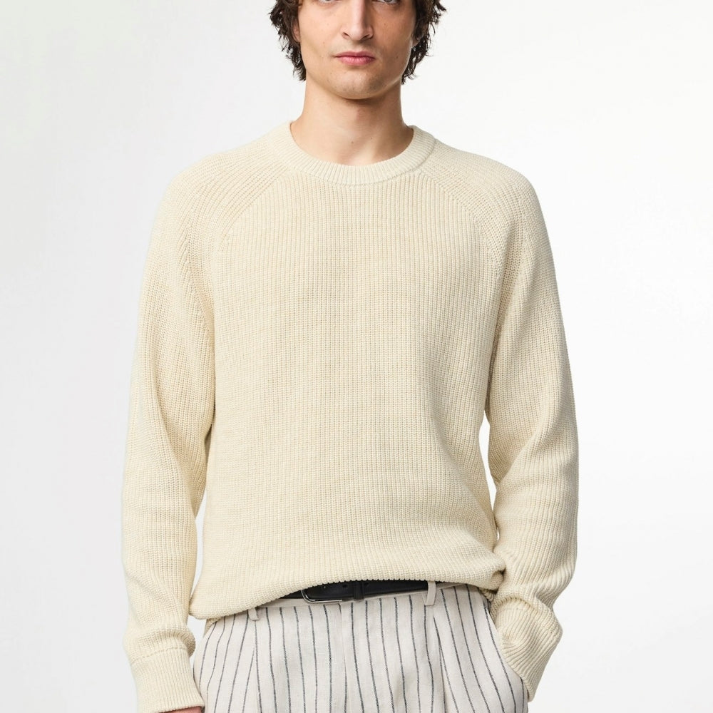 - Jacobo Knitted Sweater - Ivory