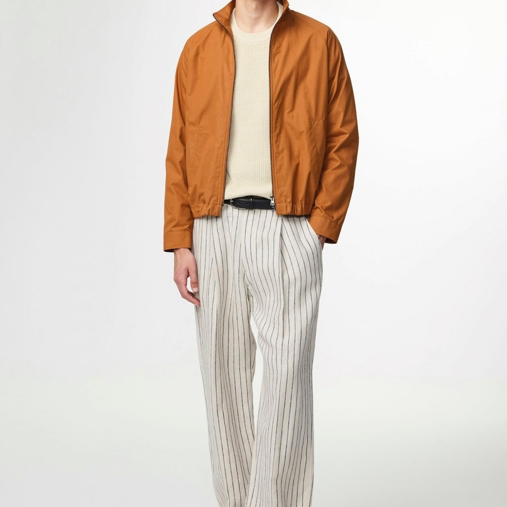 - Dave Poplin Hybrid Jacket - Caramel