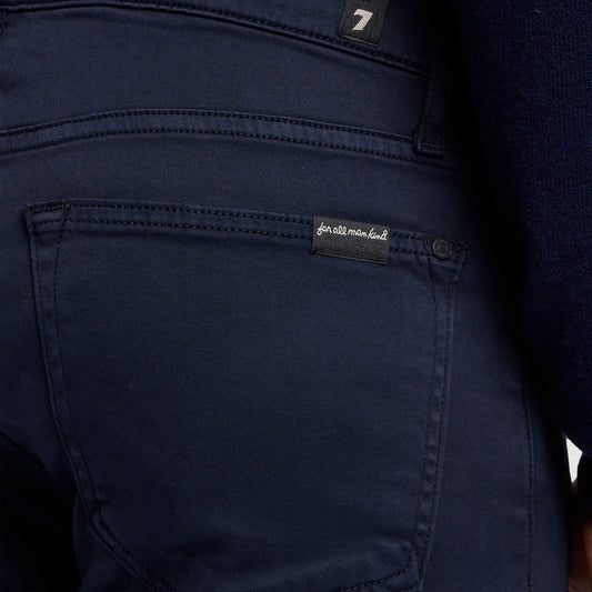 - Slimmy Stretch Sateen Jeans - Navy