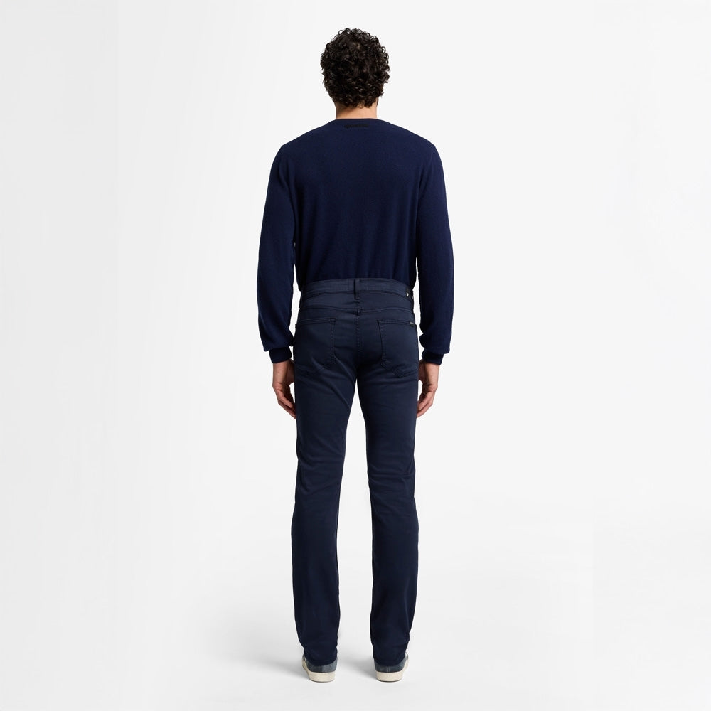 - Slimmy Stretch Sateen Jeans - Navy