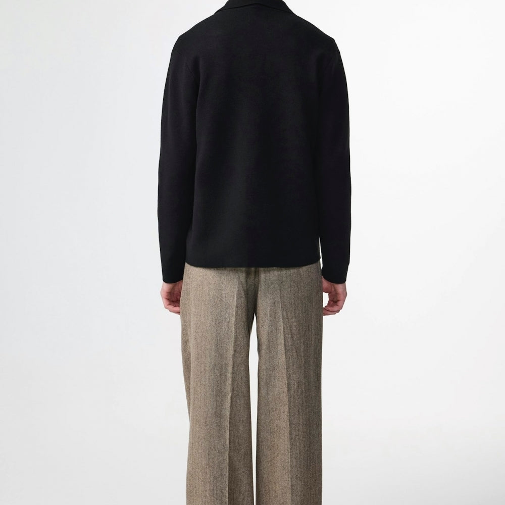 - Jonas Button Up Overshirt - Black