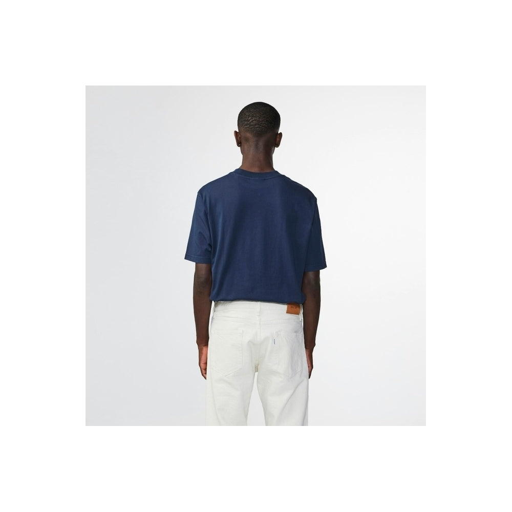 - Adam Casual Pima Tee - Navy Blue