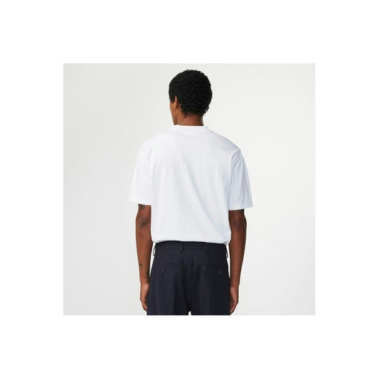 - Adam Casual Logo Pima T-Shirt - White