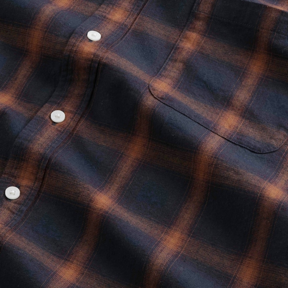 - Deon Flannel Shirt - Marine Check