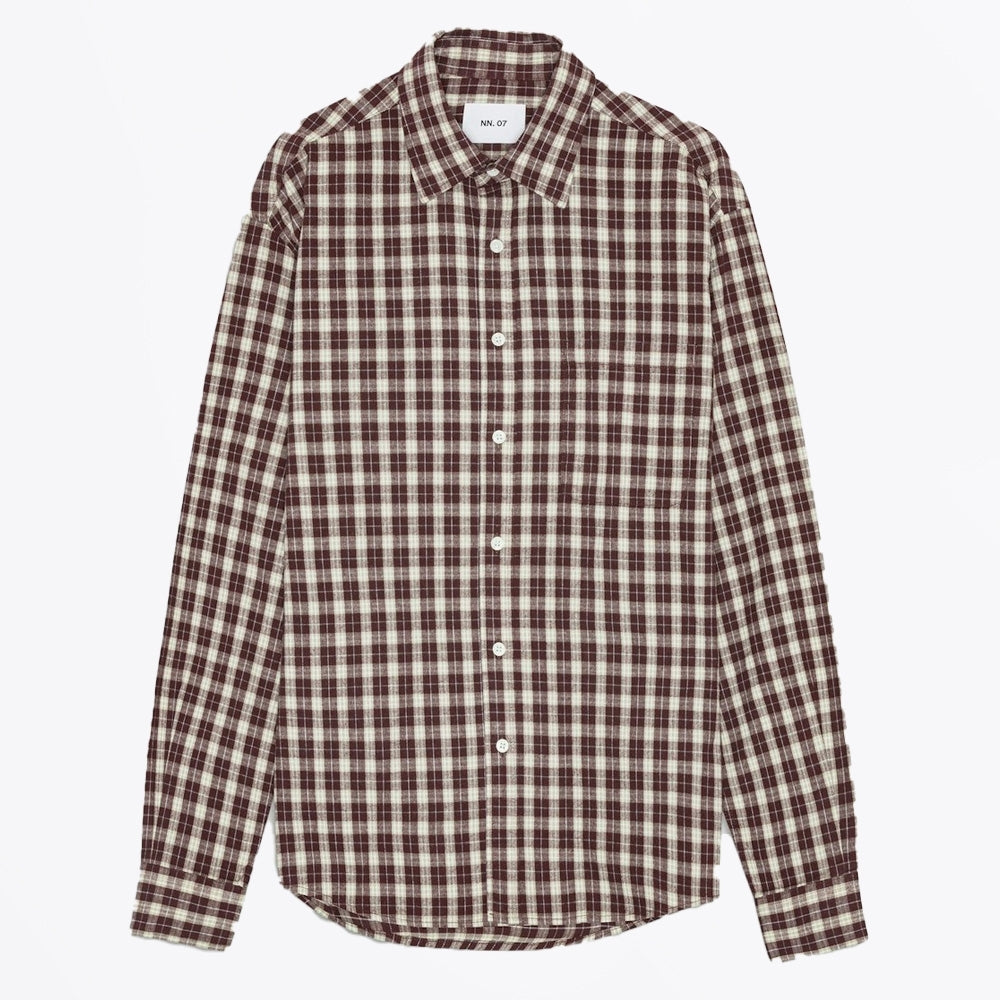 - Deon Flannel Shirt - Wine Check