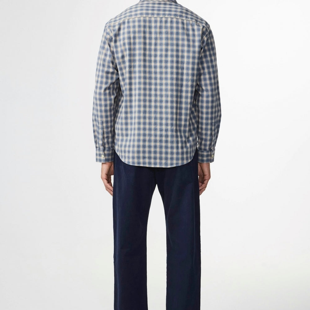 - Deon Flannel Shirt - Blue Check