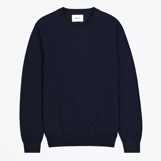 - Ted Lightweight Sweater - Navy Blue