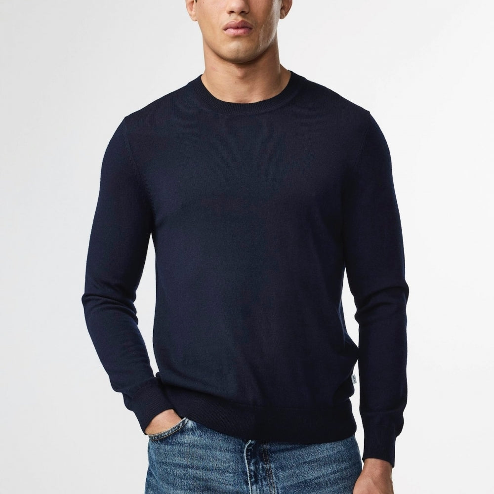 - Ted Lightweight Sweater - Navy Blue