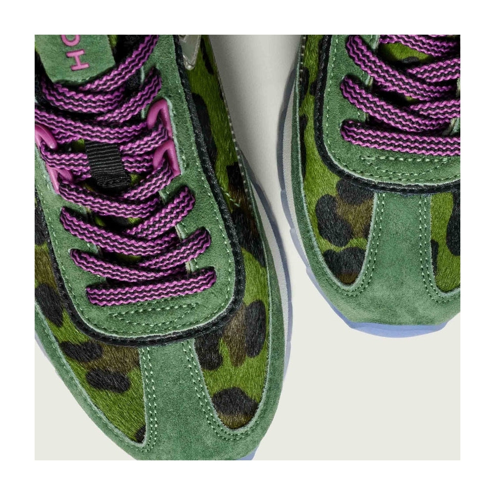 - Art Sneakers - Green Animal