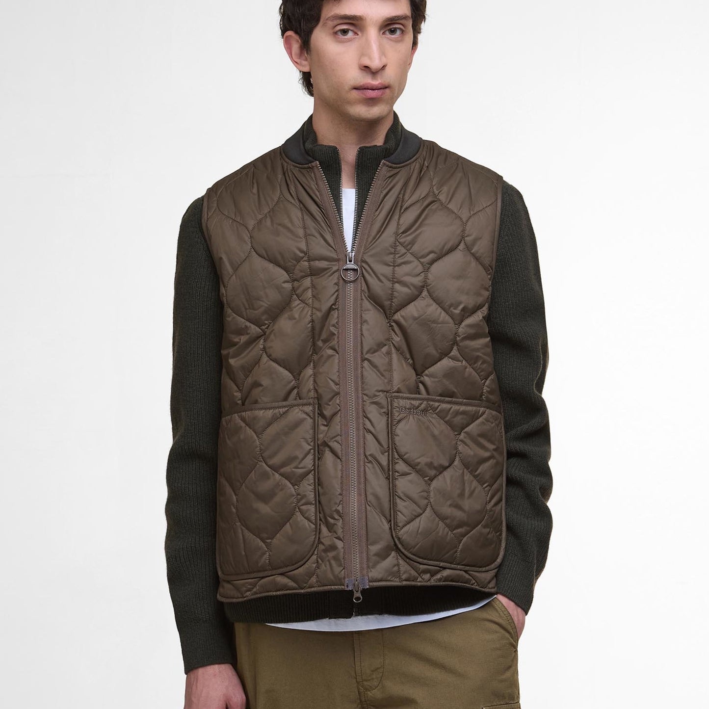 - Re-Engineered Utility Liddesdale Gilet - Dark Olive