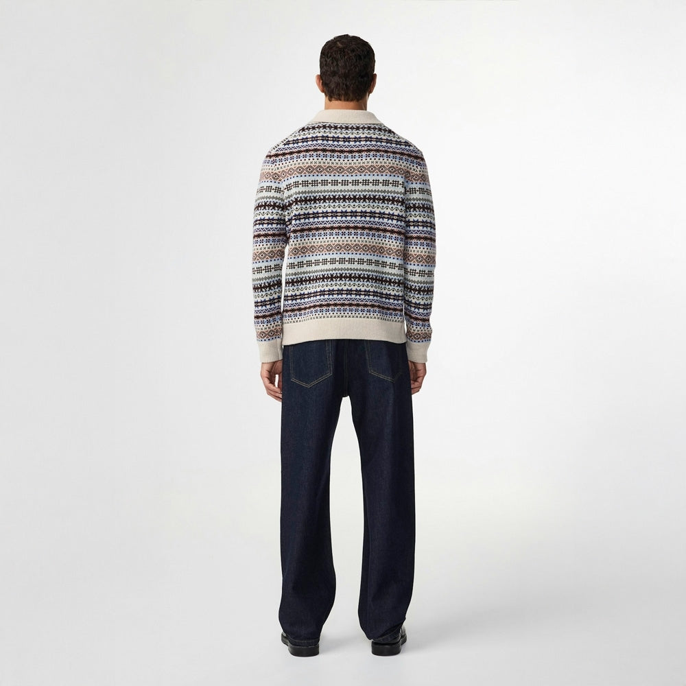 - Robbie Patterned Polo - Multi