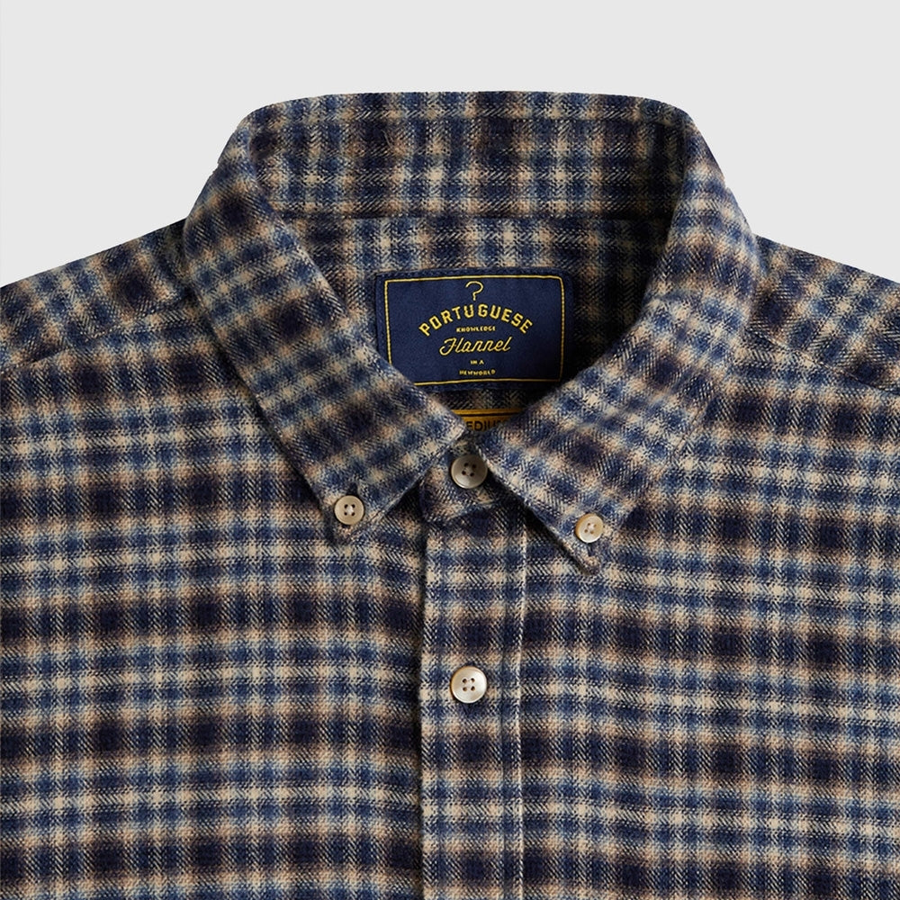 - Vouga Flannel Shirt - Blue