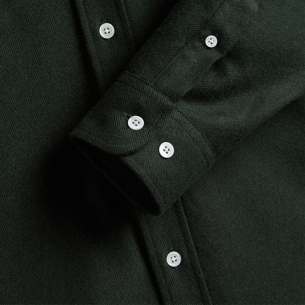 - Teca Flannel Shirt - Forest Green