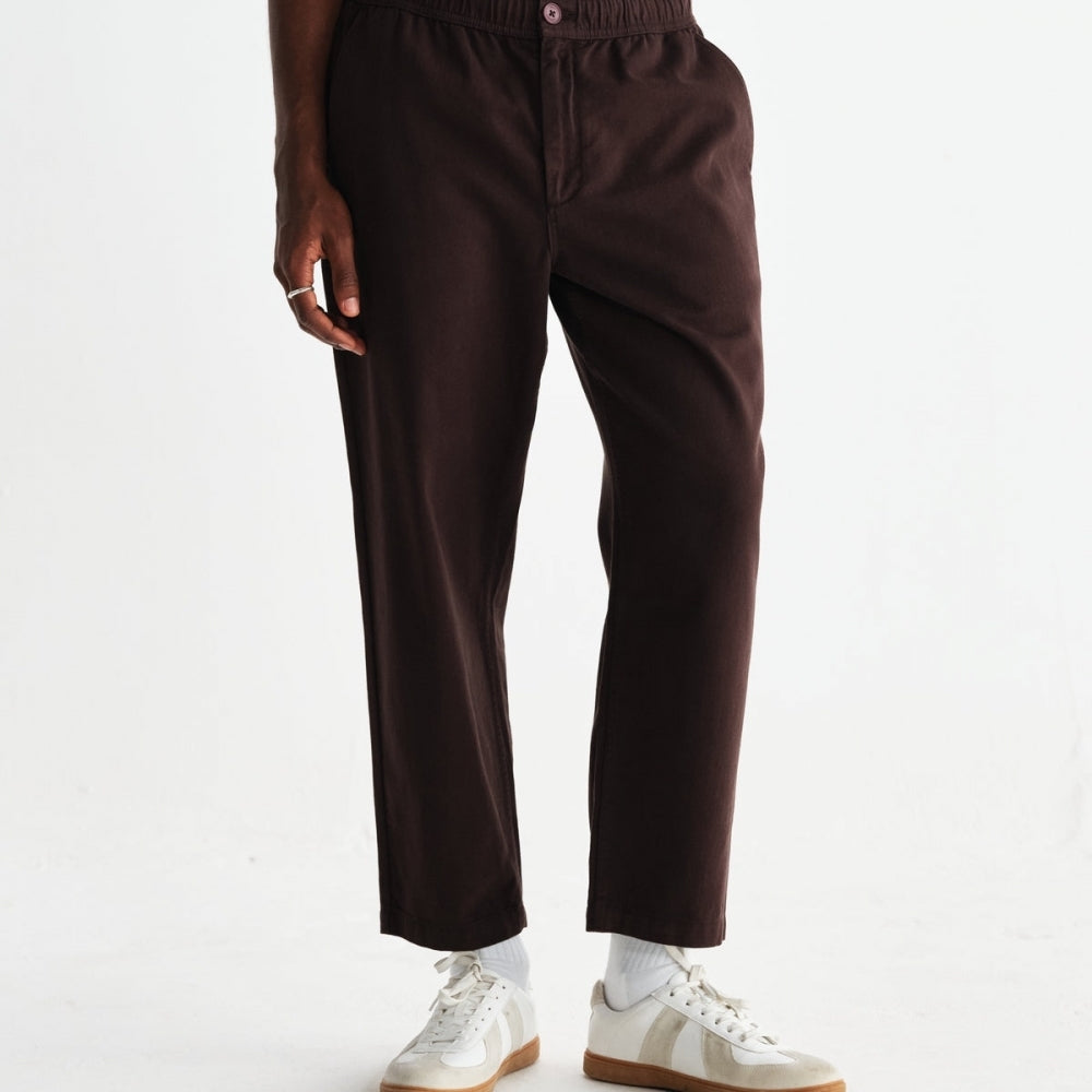 - Kurt Organic Cotton Trousers - Brown