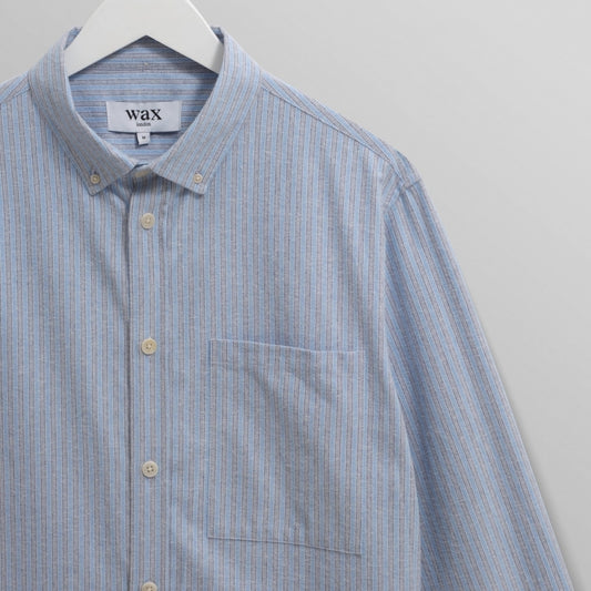 - Abingdon Preppy Stripe Shirt - Blue