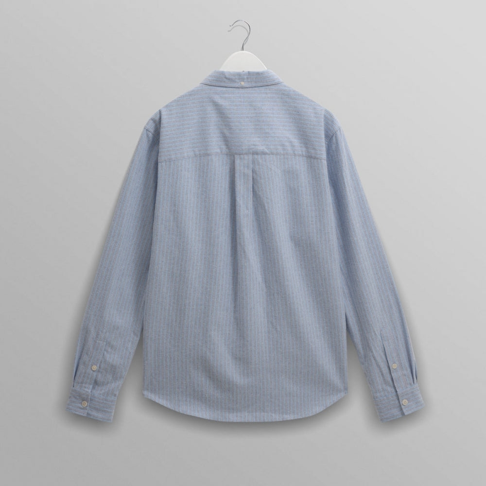 - Abingdon Preppy Stripe Shirt - Blue