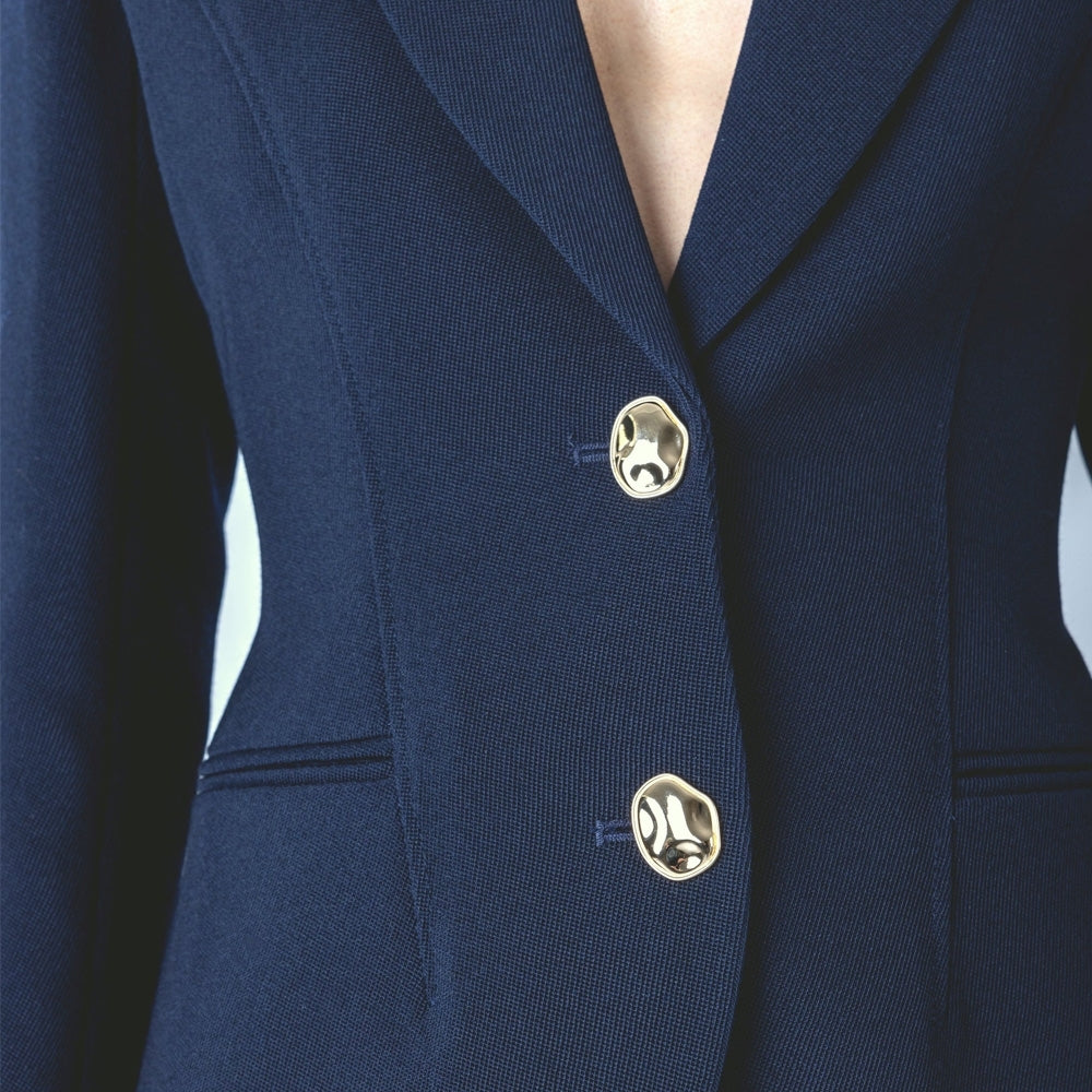 - Sidney Structured Blazer – Navy