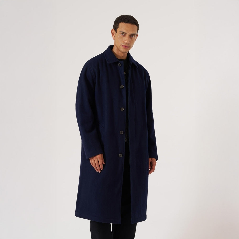 - Mowbray Mac Coat - Navy