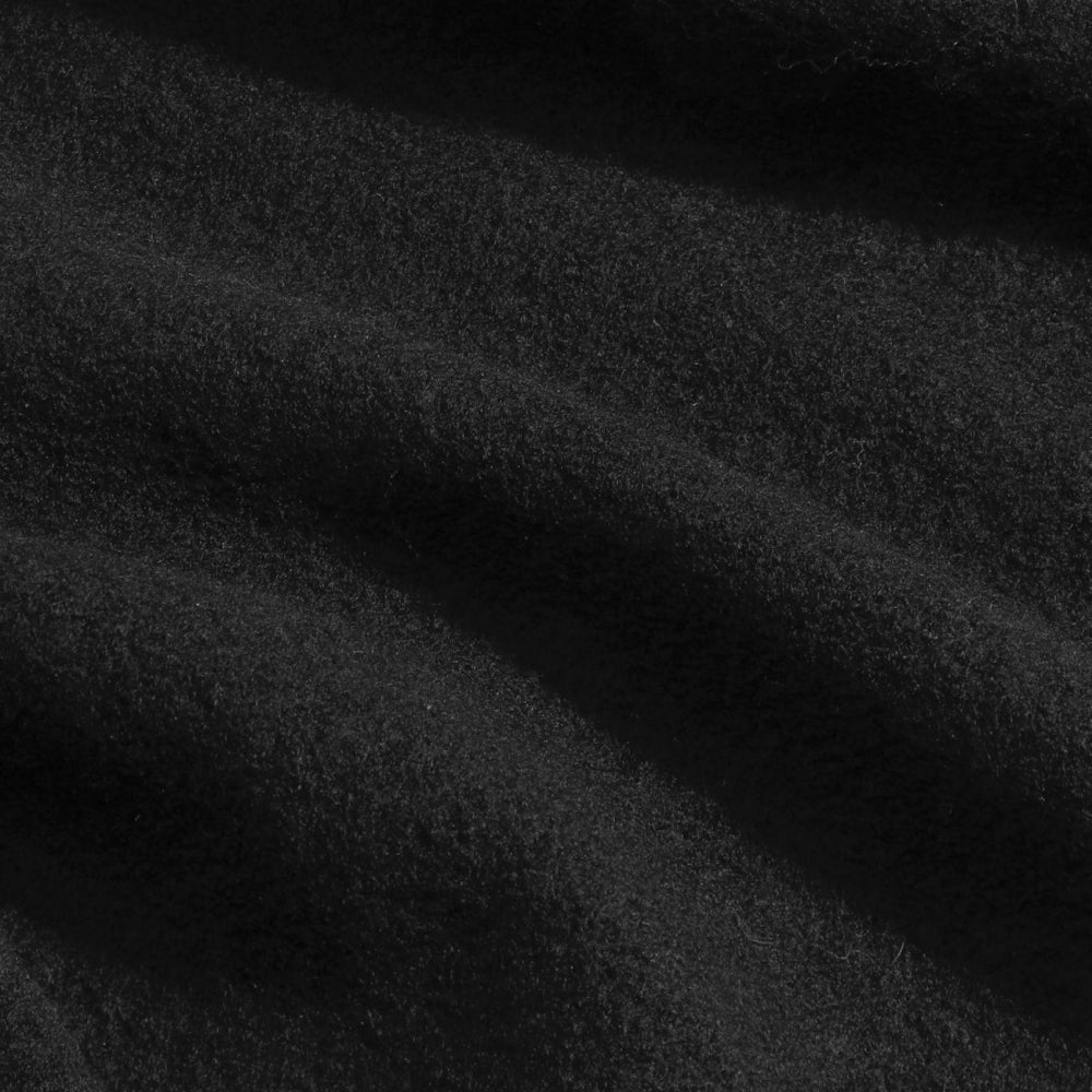 - Jonas Boiled Wool Overshirt - Black