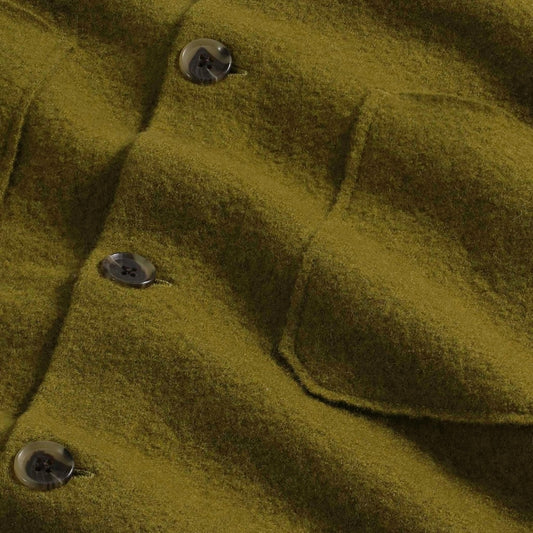 - Jonas Boiled Wool Overshirt - Firene