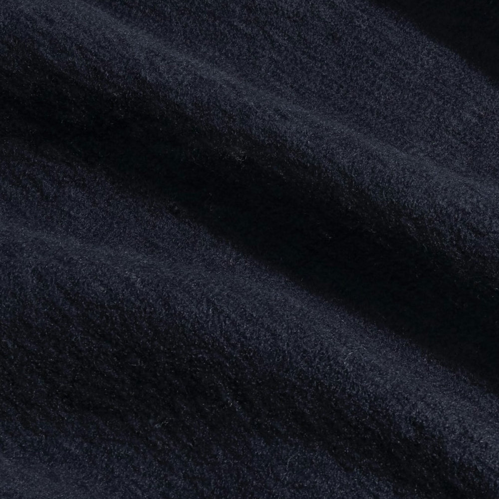 - Jonas Boiled Wool Overshirt - Navy Blue