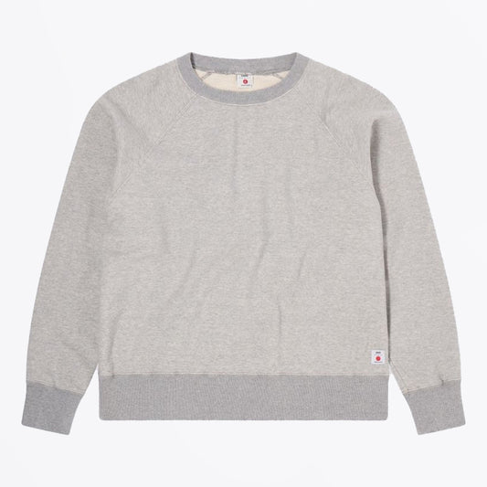 - Raglan Sleeve Crew Sweatshirt - Grey