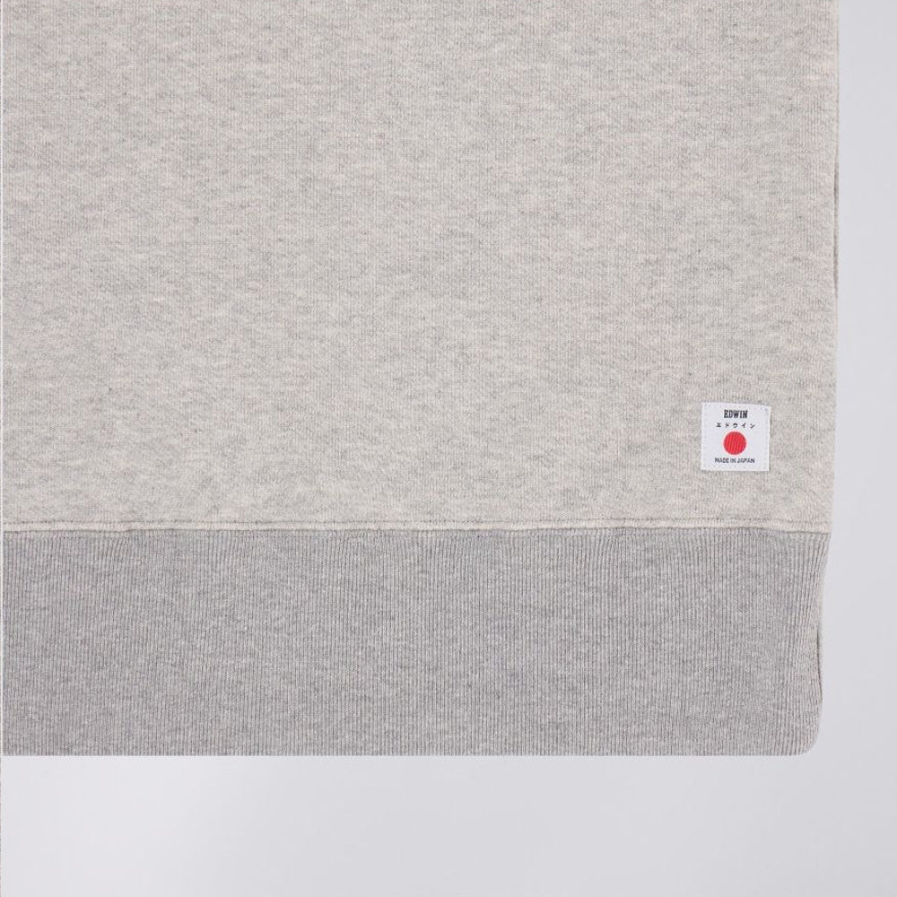 - Raglan Sleeve Crew Sweatshirt - Grey