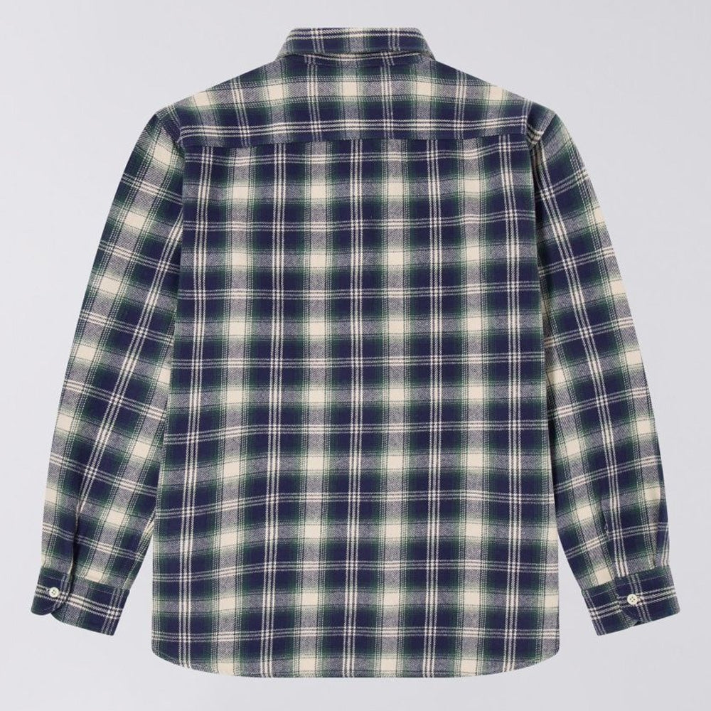 - Work Shirt - Navy/Green