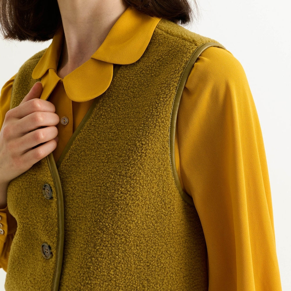 - Chris Borg Waistcoat - Mustard