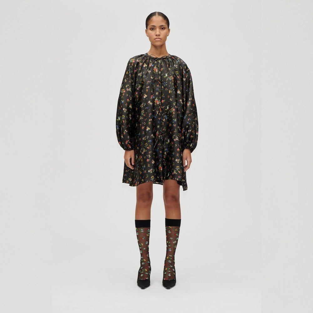 - Voluminous Bow Dress - Magnolia Garden