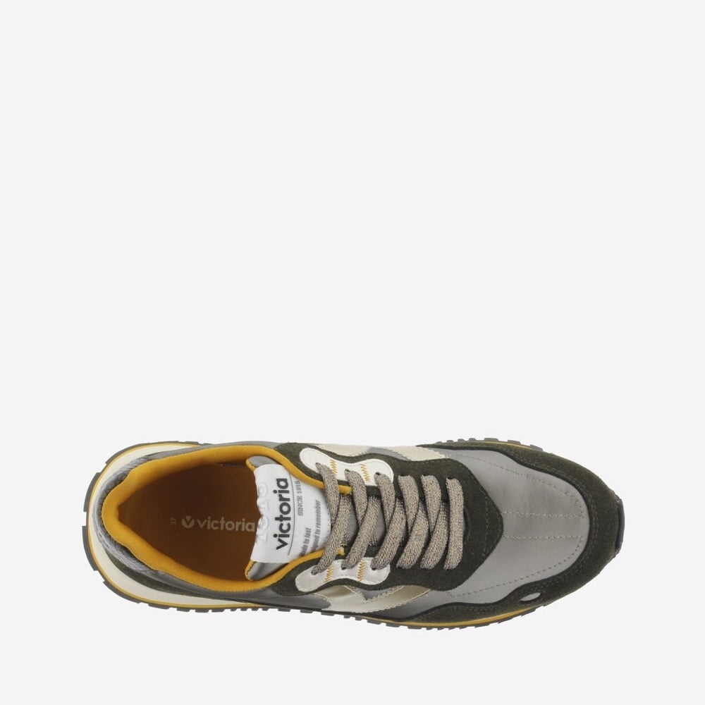 - Viento Metal Nylon Sneakers - Kaki