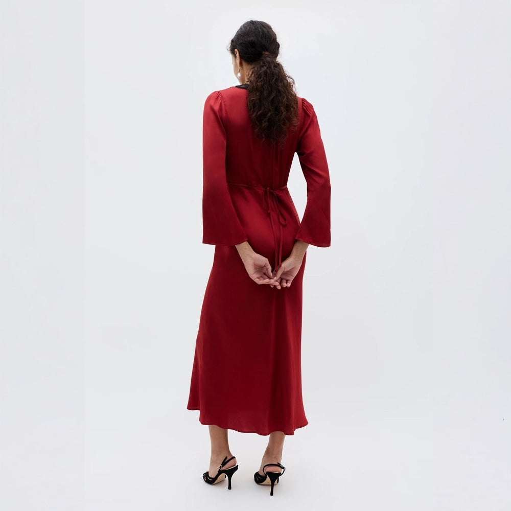 - Debra Dress - Burgundy