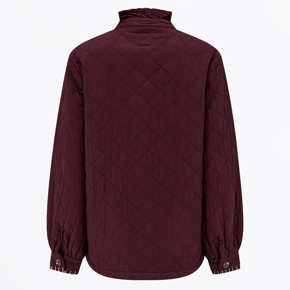 - Quilted Pablo Jacket - Mulberry