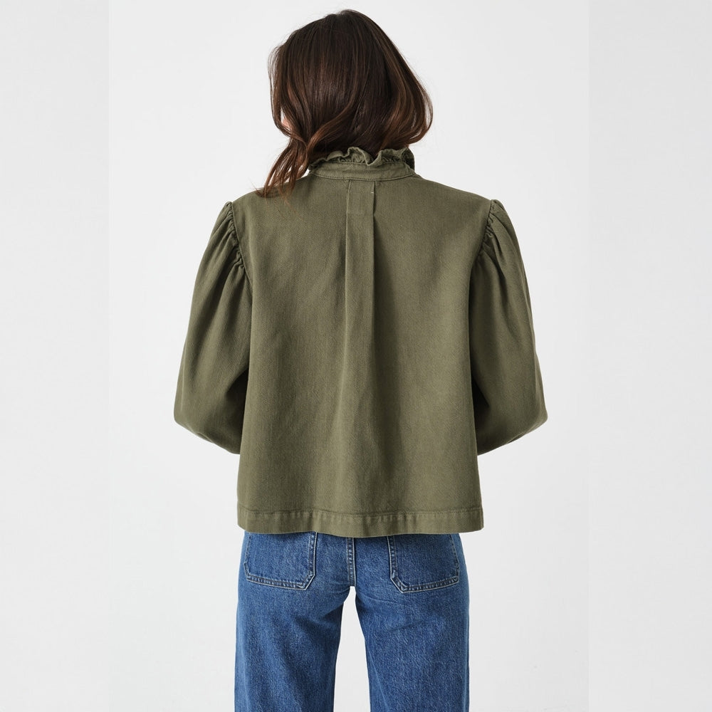 - Ziggy Cropped Jacket - Khaki
