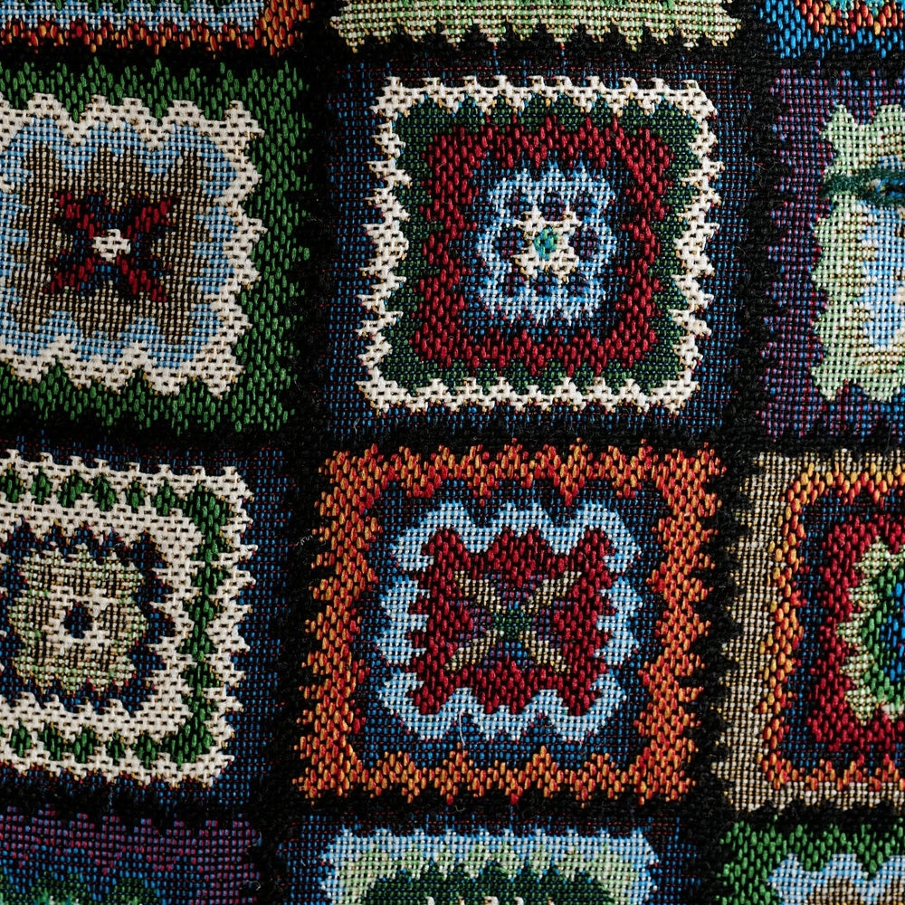 - Kent 70's Patch Jacquard Jacket