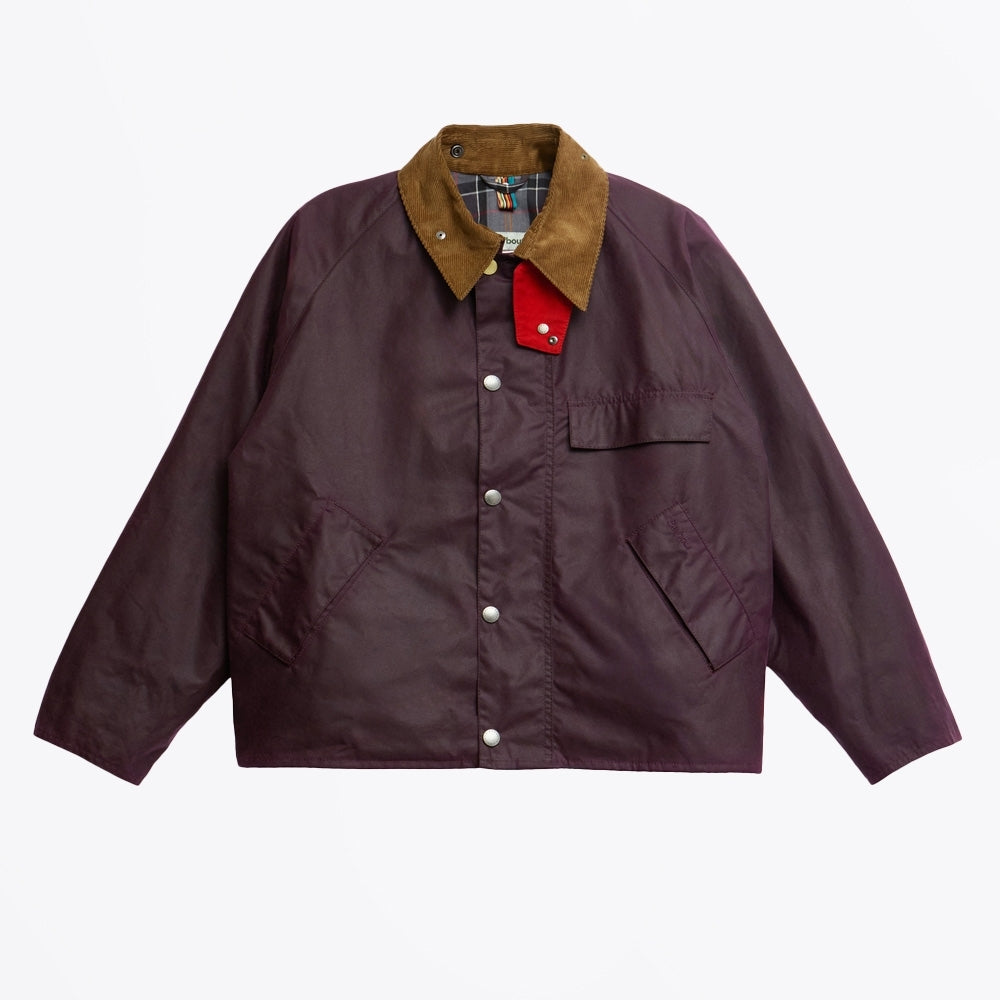 Paul Smith Loves Barbour - Transport Wax Jacket - Grape – MR & MRS