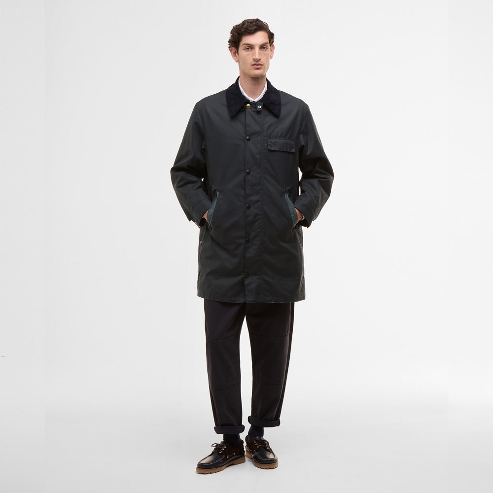 - Beeston Wax Jacket - Navy